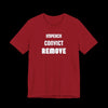 Impeach. Convict. Remove Jersey Tee | Wear the Movement - Antique Cherry Red
