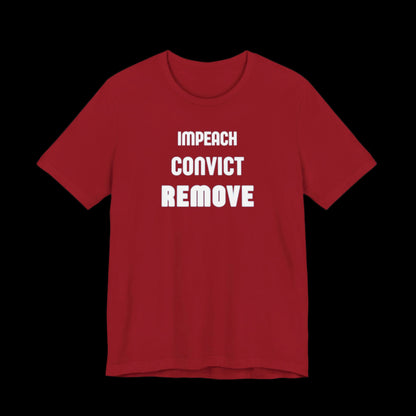 Impeach. Convict. Remove Jersey Tee | Wear the Movement - empowHERbyHeidi