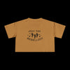 Join the Rebellion Crop Tee - Camel