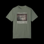 I Stand With Yosemite Garment-Dyed T-Shirt | Support Nature & Preserve Parks - empowHERbyHeidi
