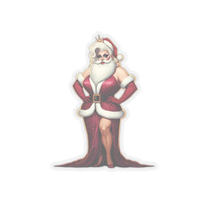 Mary Christmas - Santa in Drag Kiss-Cut Stickers - empowHERbyHeidi