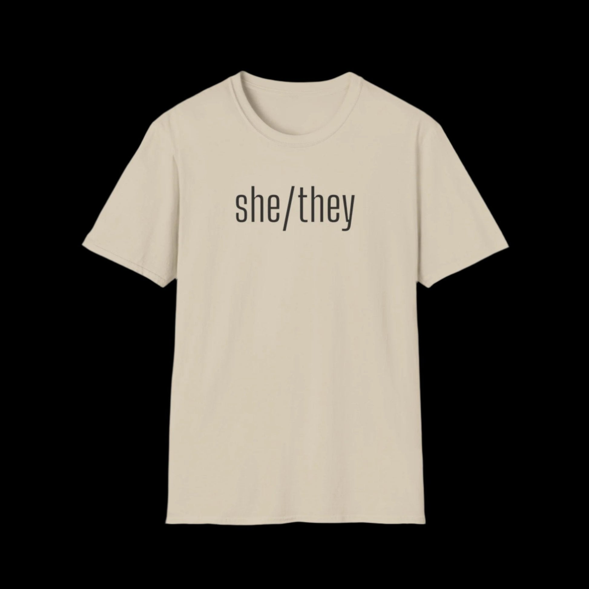 Gender Inclusive Pronouns She They Unisex T-Shirt - empowHERbyHeidi