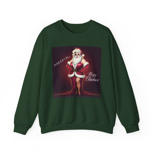 Dark green Mary Christmas - Santa in Drag Sweatshirt - empowHERbyHeidi