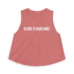 Silence is Compliance Crop Tank - empowHERbyHeidi