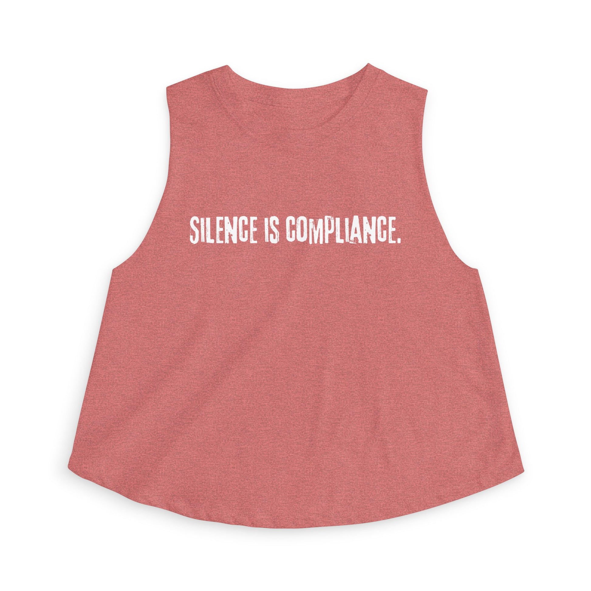 Silence is Compliance Crop Tank - empowHERbyHeidi