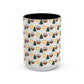 Happy ChristmaHanukKwanzaa Color Accent Holiday Coffee Mug (11, 15oz) - empowHERbyHeidi