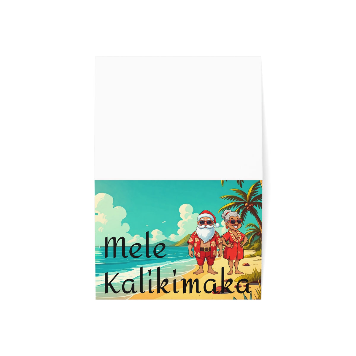 Mele Kalikimaka Holiday Greeting Cards (1, 10, or 30 pieces) - empowHERbyHeidi