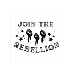 Transparent Outdoor Stickers - Join the Rebellion - empowHERbyHeidi