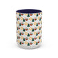 Happy ChristmaHanukKwanzaa Color Accent Holiday Coffee Mug (11, 15oz) - empowHERbyHeidi