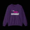 I Stand Against the Patriachy Sweatshirt - Feminist Shirt - Blackberry