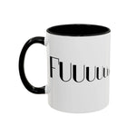 Fuuuuuuuck Accent Coffee Mug (11, 15oz) - empowHERbyHeidi