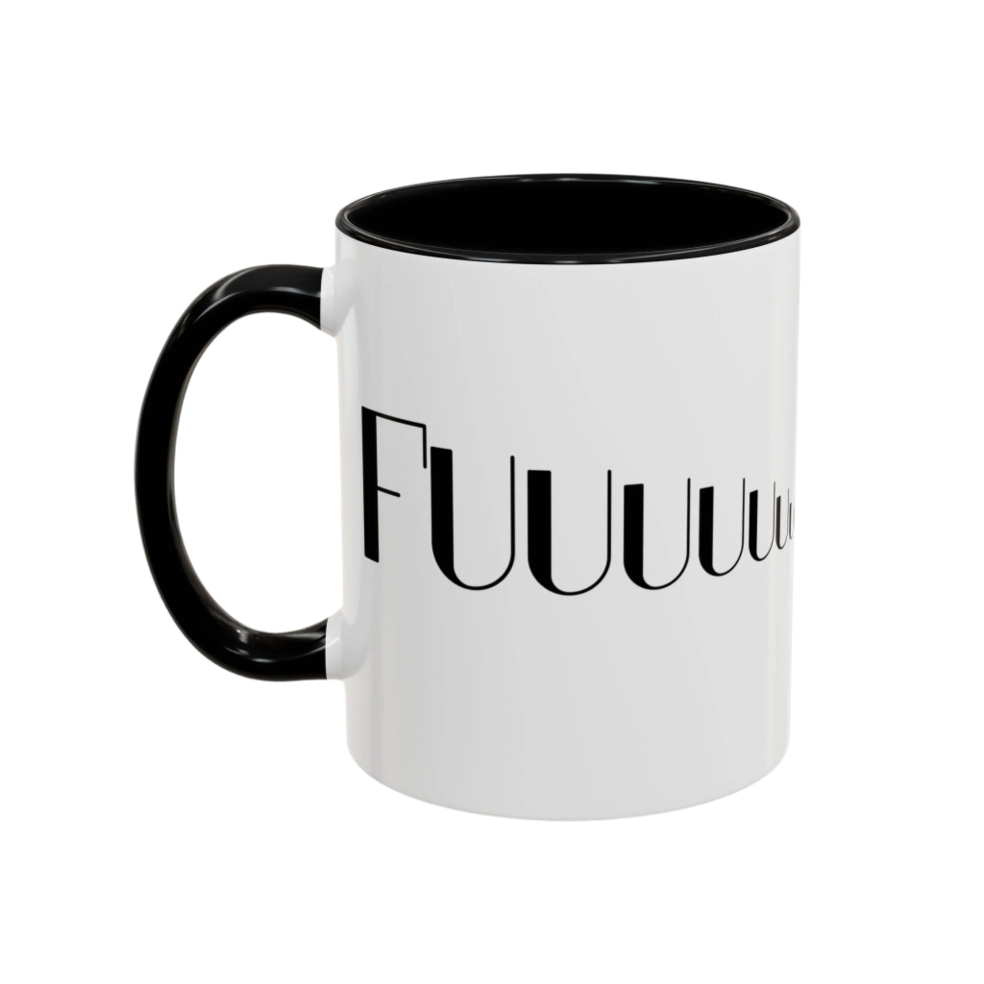 Fuuuuuuuck Accent Coffee Mug (11, 15oz) - empowHERbyHeidi