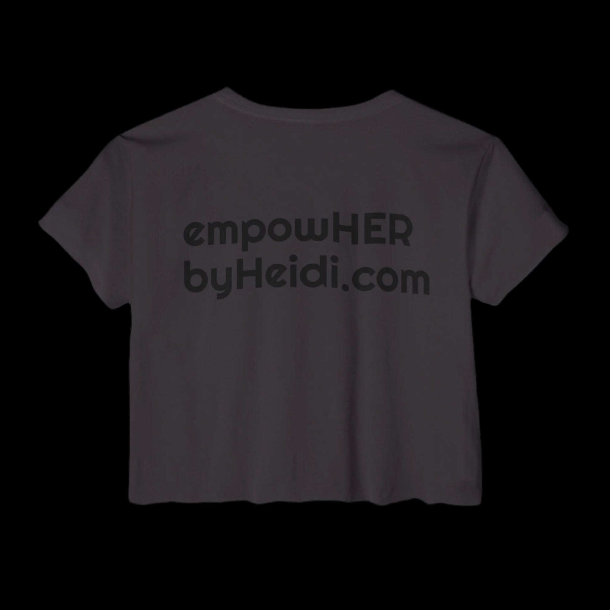 empowHERbyHeidi Branded Crop Top Join the Rebellion - empowHERbyHeidi