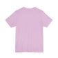 Light purple t-shirt on a white background