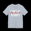 Mobilize, Protest, Disrupt Jersey Tee | Wear the Call to Action - Light Blue