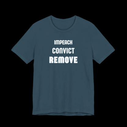 Impeach. Convict. Remove Jersey Tee | Wear the Movement - empowHERbyHeidi