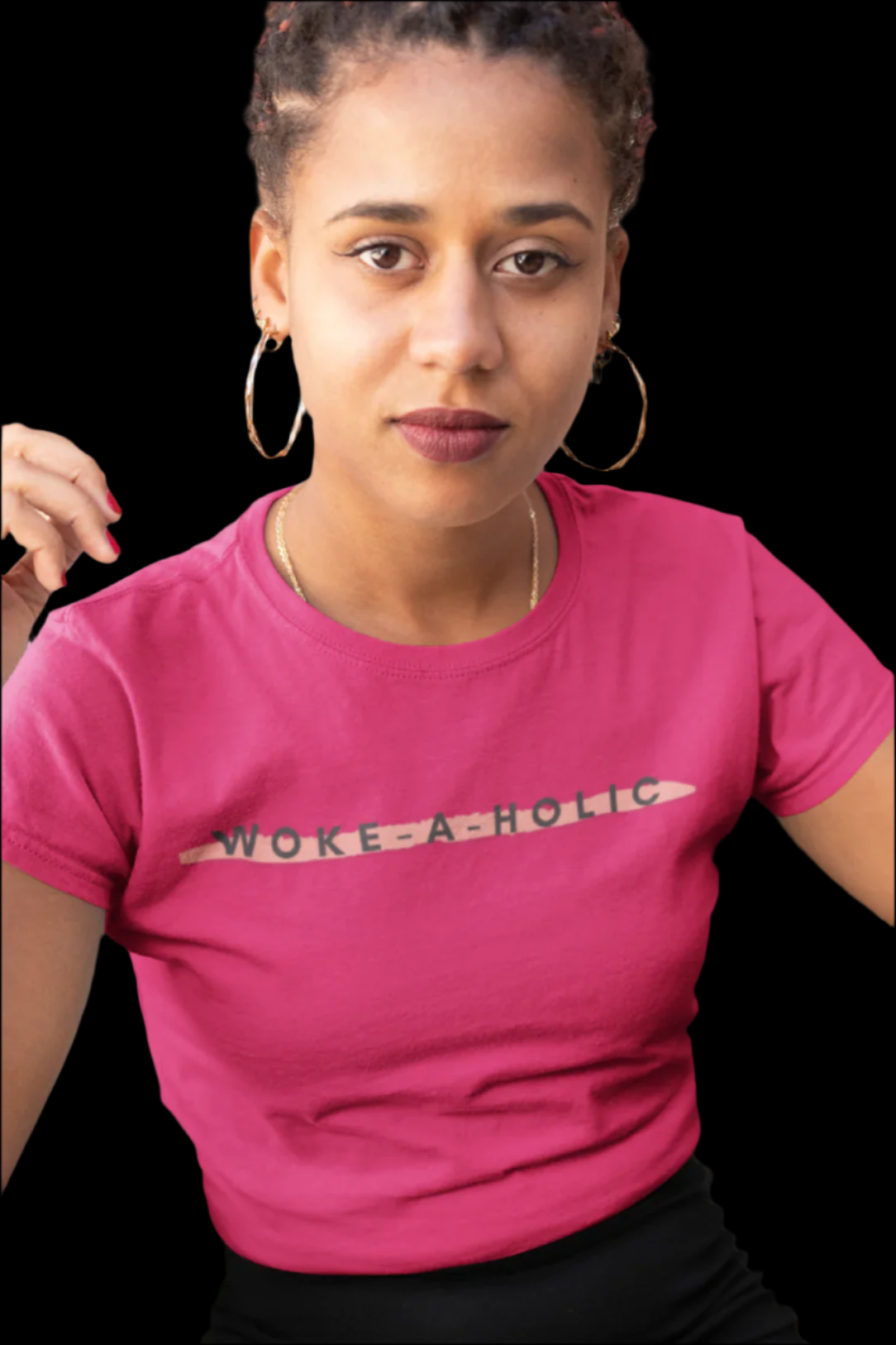 Woke-a-Holic Jersey Tee | Stay Woke, Stay Stylish - empowHERbyHeidi