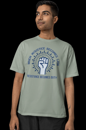 When Injustice Becomes Law, Resistance Becomes Duty Jersey Tee