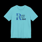 Resist, Revolt, Rise T-Shirt – Revolutionary Spirit, Beautifully Bold - empowHERbyHeidi