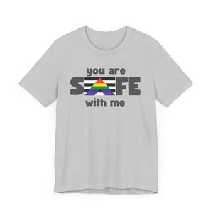 You Are Safe With Me Jersey Tee - empowHERbyHeidi