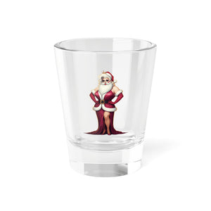 Mary Christmas - Santa in Drag Novelty Shot Glass, 1.5oz - empowHERbyHeidi