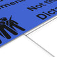 Defend the Document, Not the Dictator - Protest & Yard Sign