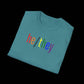 Gender Inclusive Pronouns he/they (in rainbow text) Unisex T-Shirt - empowHERbyHeidi