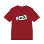 Red t-shirt with cartoon speech bubble with text "It's Time to Start Flipping Tables" by empowHER by Heidi