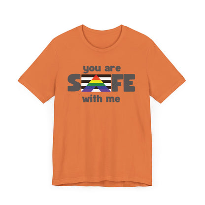 You Are Safe With Me Jersey Tee - empowHERbyHeidi
