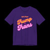 Let's Play Trump or Trans Jersey Tee - Purple