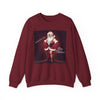 Mary Christmas - Santa in Drag Sweatshirt - Garnet