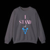 I Stand With Transgender (rights) Equality & Inclusivity Sweatshirt - Charcoal