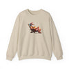 Naughty Santa Holiday Sweatshirt - Sand