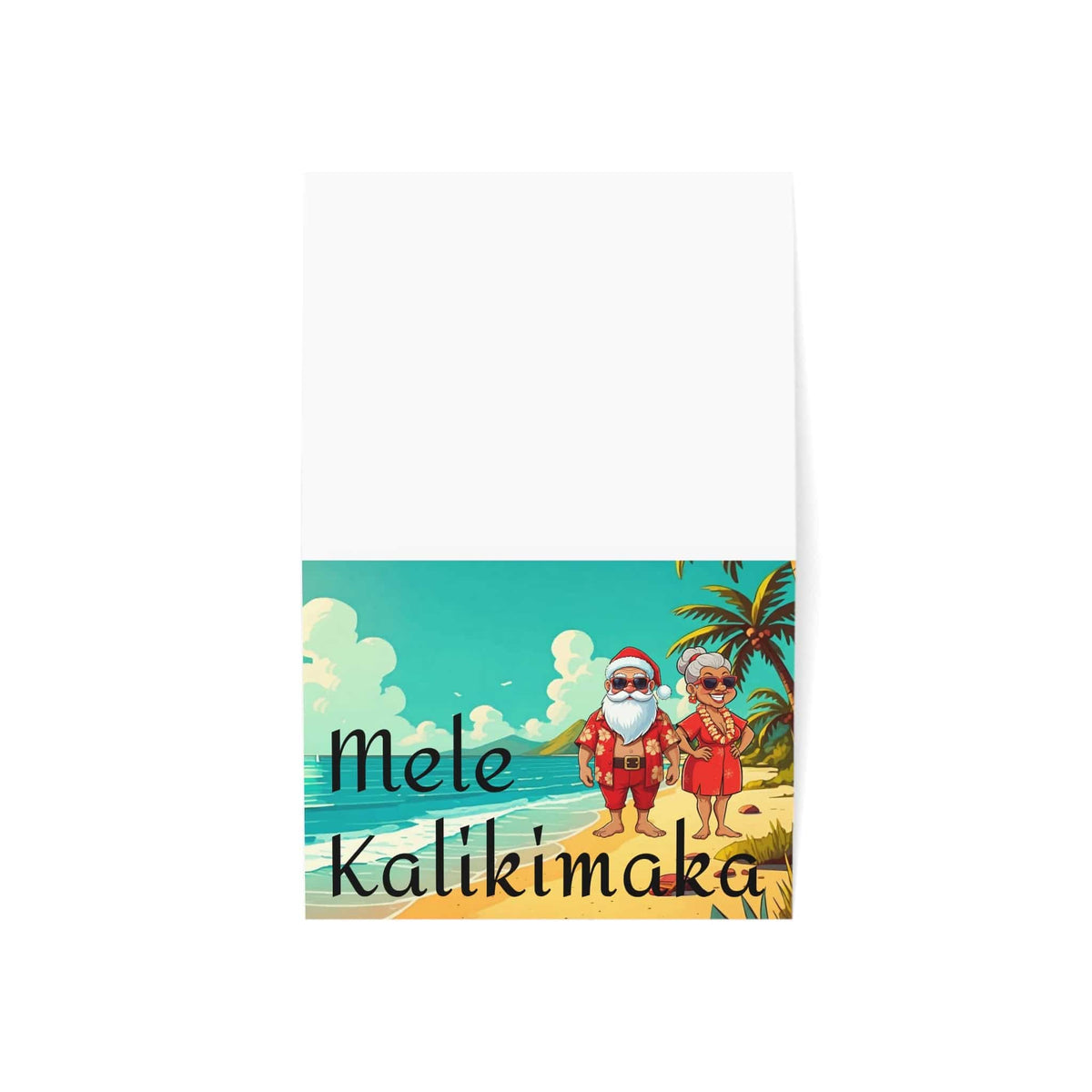 Mele Kalikimaka Holiday Greeting Cards (1, 10, or 30 pieces) - empowHERbyHeidi
