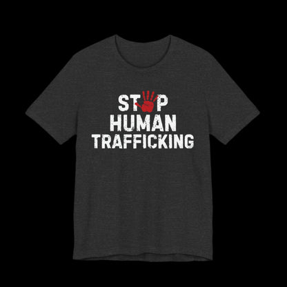 Stop Human Trafficking Jersey Tee | Donate to the ACLU - empowHERbyHeidi
