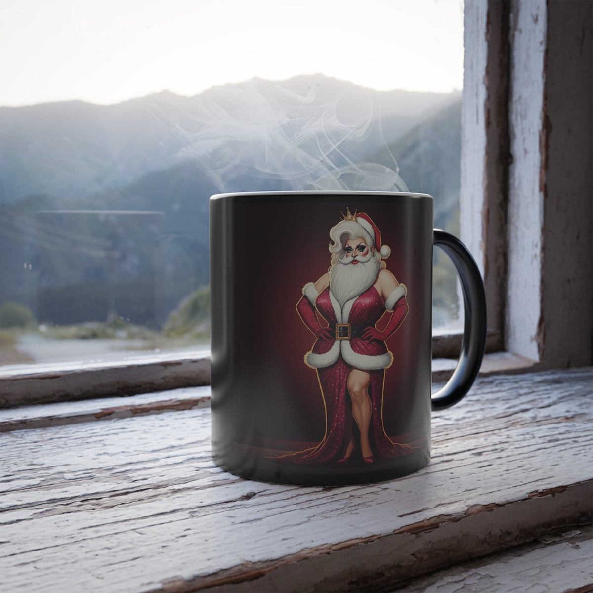 Mary Christmas - Santa's Drag Persona Color Changing Mug - empowHERbyHeidi