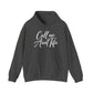 Dark gray hoodie with 'Call me Aunt Tifa' text – empowHER by Heidi political protest apparel