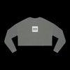 Simple Equality Cropped Sweatshirt - Deep Heather