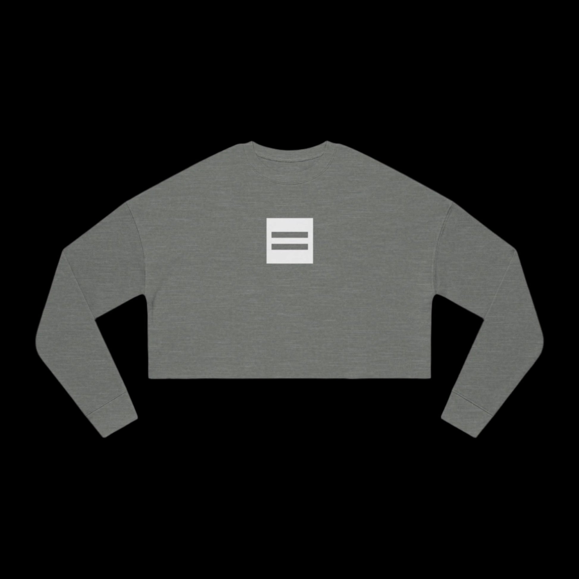 Simple Equality Cropped Sweatshirt - empowHERbyHeidi