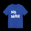No War Jersey Tee - Royal Blue