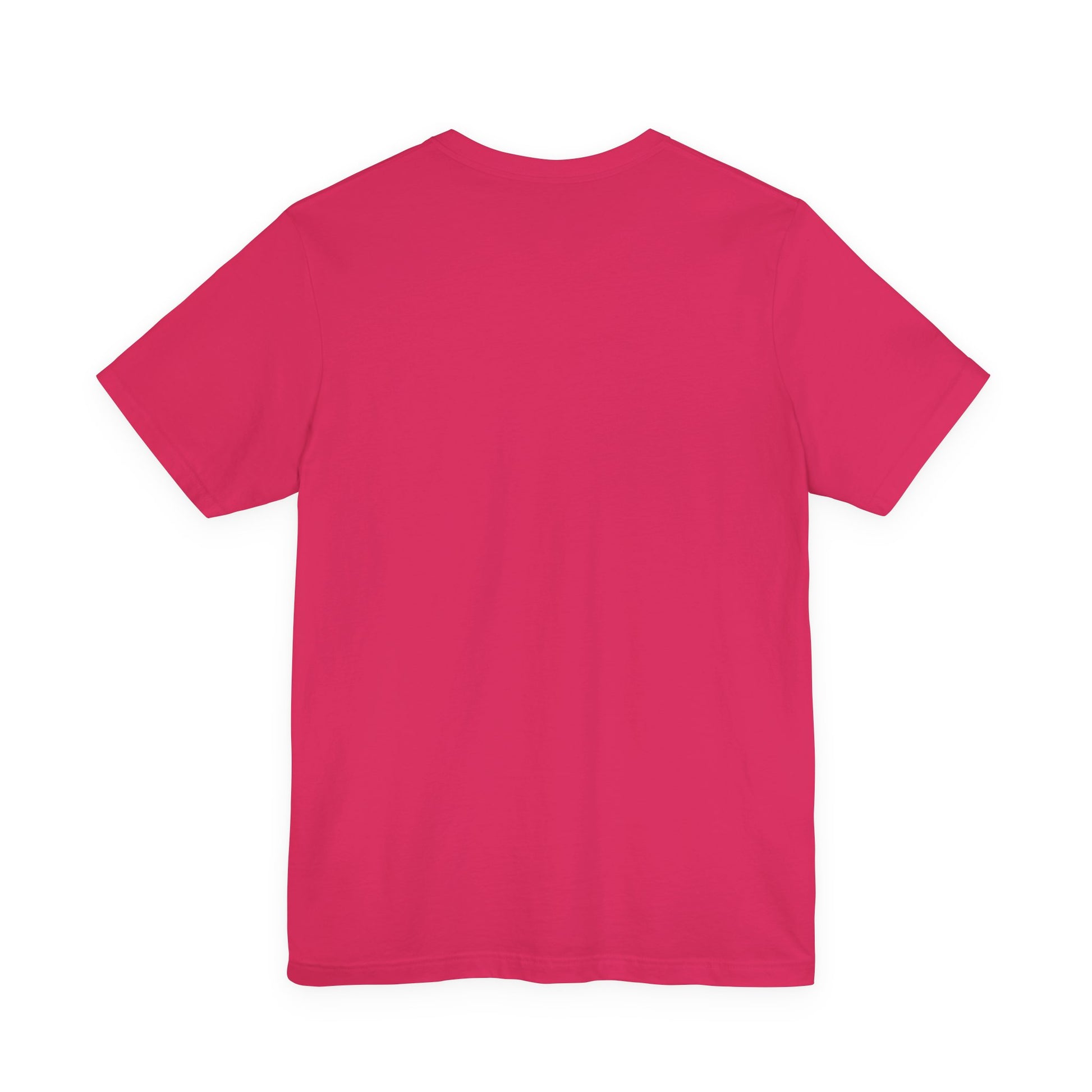 Pink t-shirt on a white background