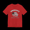 Immigrants Are What Make America Great Jersey Tee - Red