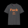 F*ck Elon Musk Tee - Social Justice - Dark Heather