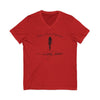 "Patron Saint of Appalachia" V-Neck T-Shirt - Red