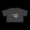 Nation in Distress Crop Tee - Coal