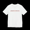 Woke-a-Holic Jersey Tee | Stay Woke, Stay Stylish - White