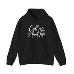 Black hoodie with 'Call me Aunt Tifa' text – empowHER by Heidi political protest apparel