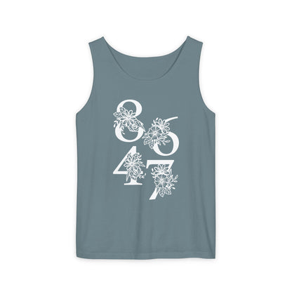 Floral 8647 Cotton Tank Top - empowHERbyHeidi