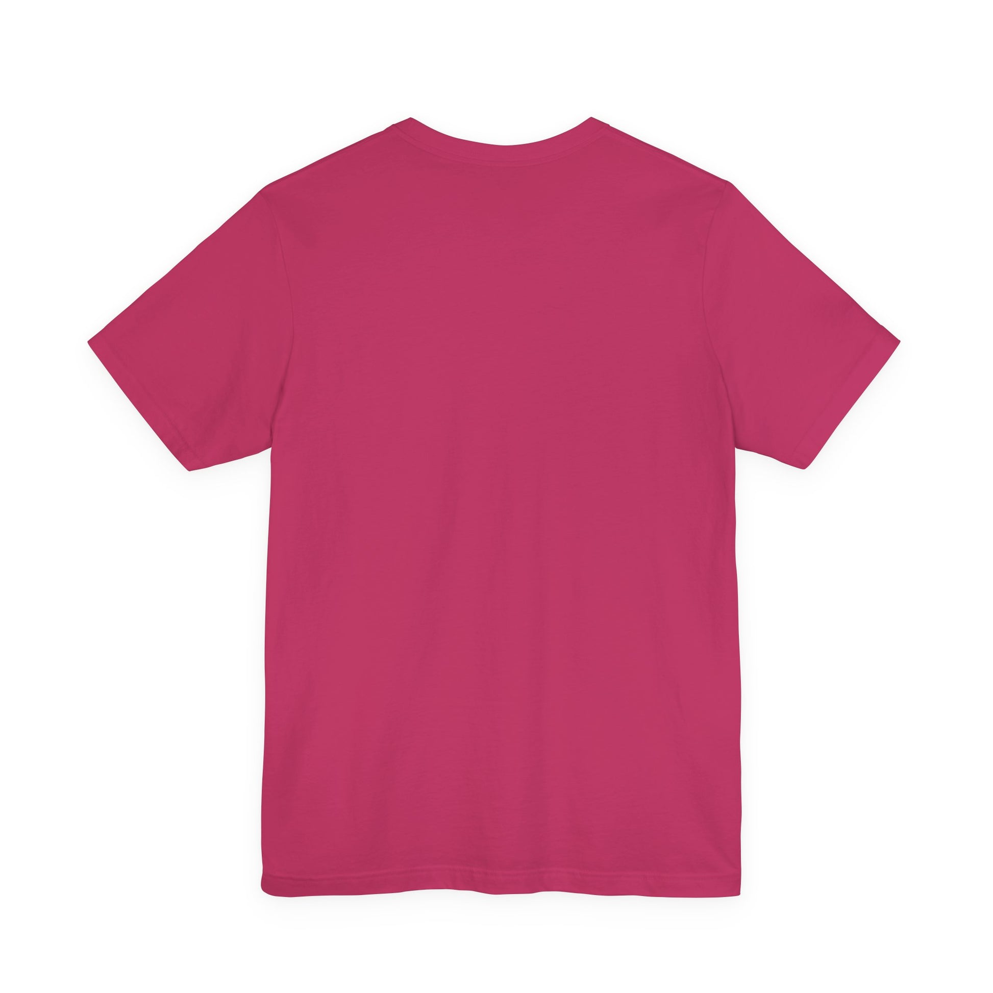 Pink t-shirt on a white background
