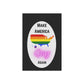 Garden flag with text "Make America Gay Again" with a Pride flag map of the United States by empowHER by Heidi
